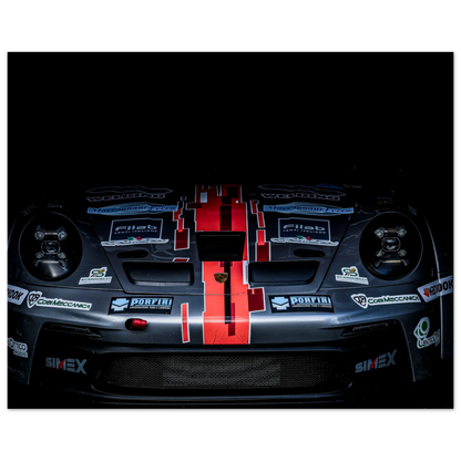 Porsche 992 GT3 Cup Headlights | Glossy Poster - Infineon Posters