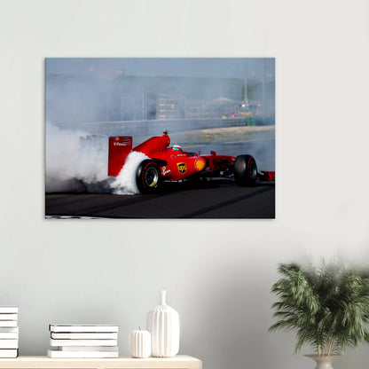 Ferrari F60 Burnout | Canva - Infineon Posters