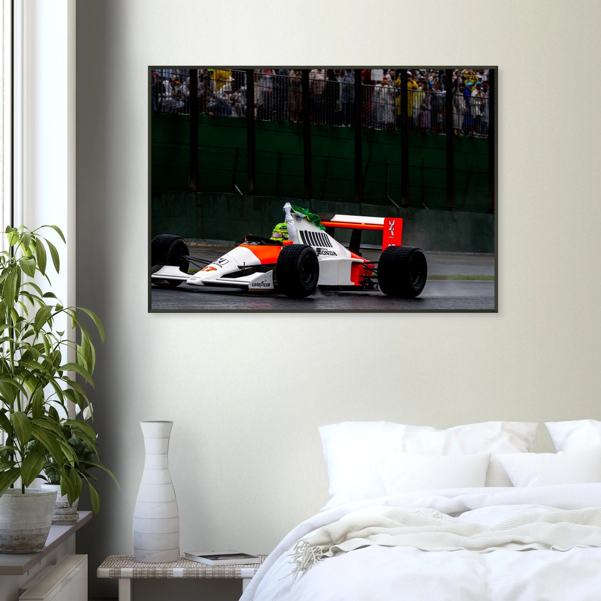 Lewis Hamilton MP4/4 | Glossy | Metal Framed - Infineon Posters