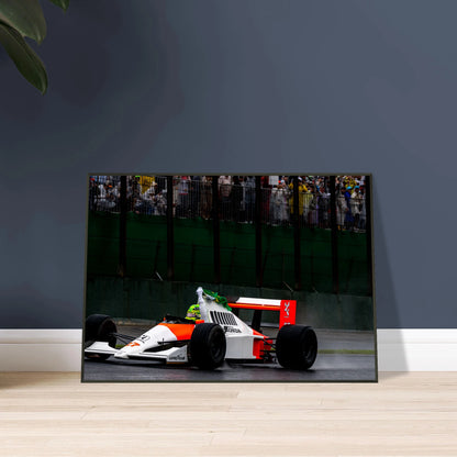 Lewis Hamilton MP4/4 | Glossy | Metal Framed - Infineon Posters