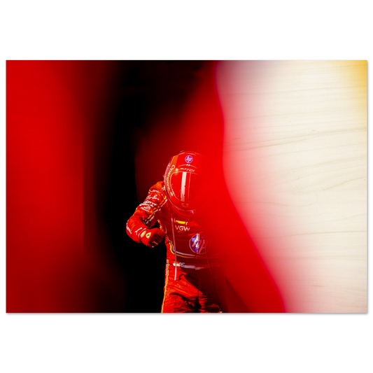 Charles Leclerc | Wood Print - Infineon Posters