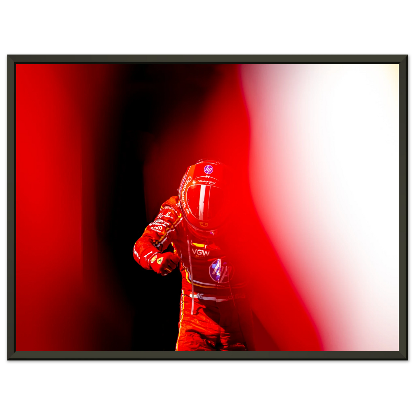 Charles Leclerc | Glossy Poster | Metal Framed - Infineon Posters