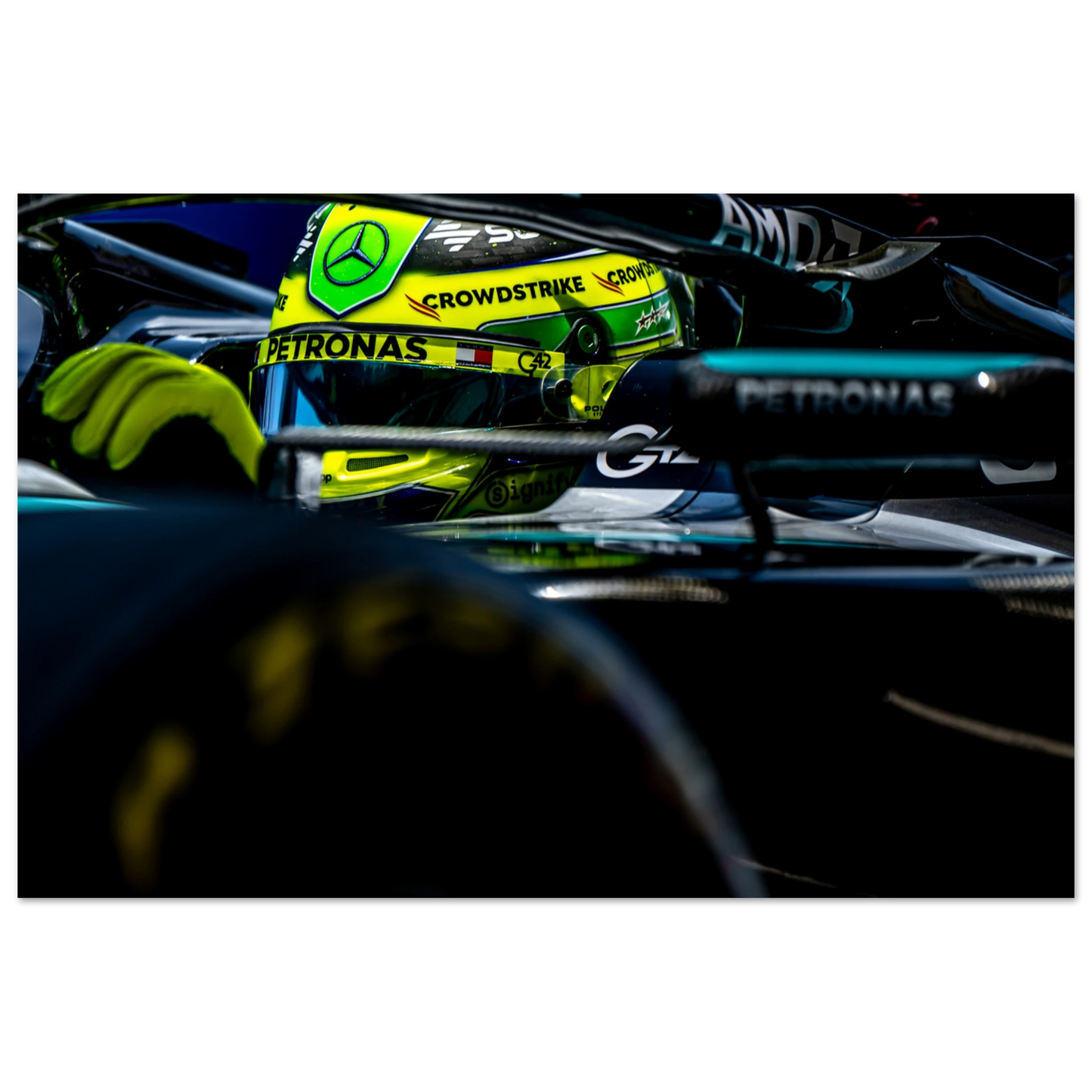 Lewis Hamilton | Glossy Poster - Infineon Posters