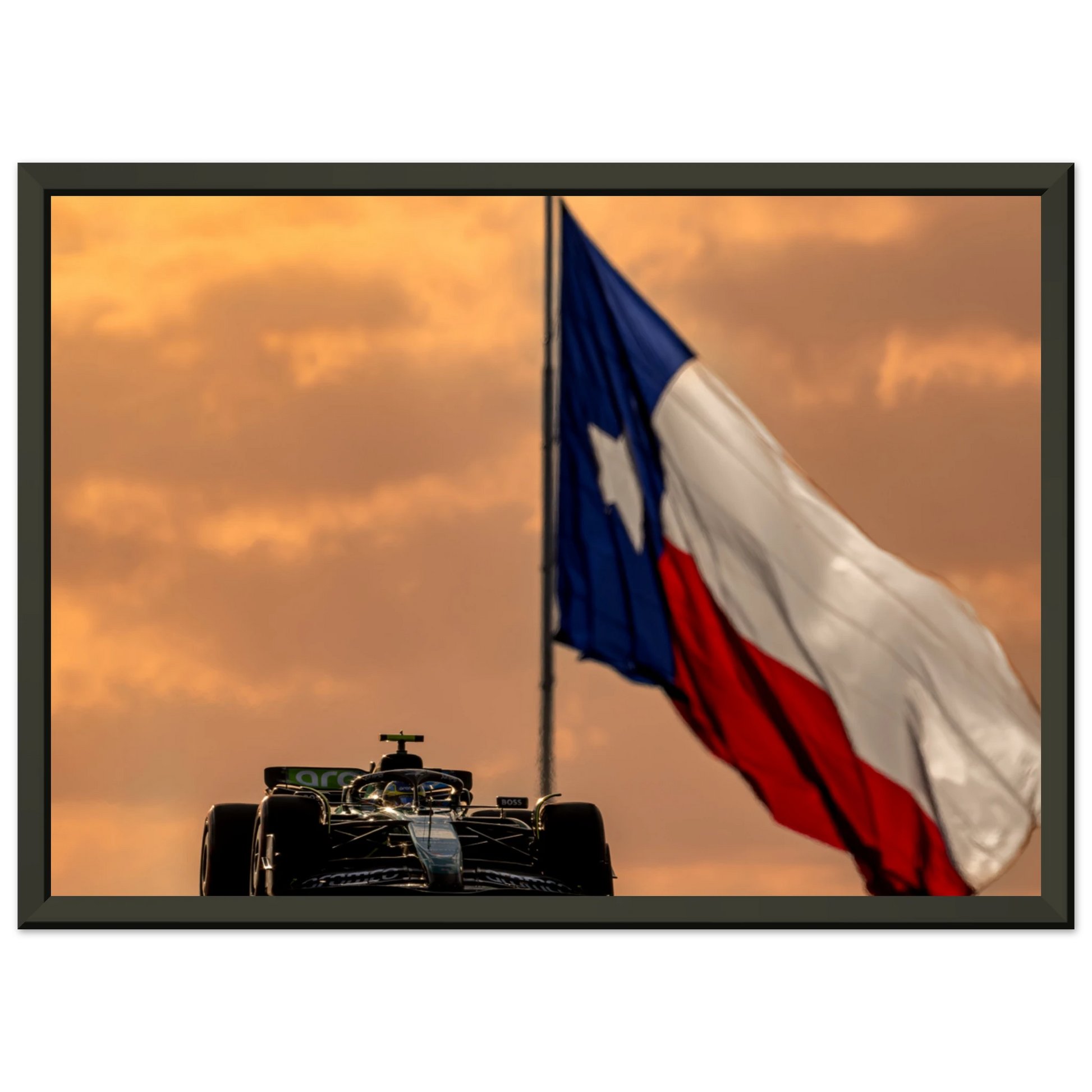 Fernando Alonso | Glossy Poster | Metal Framed - Infineon Posters