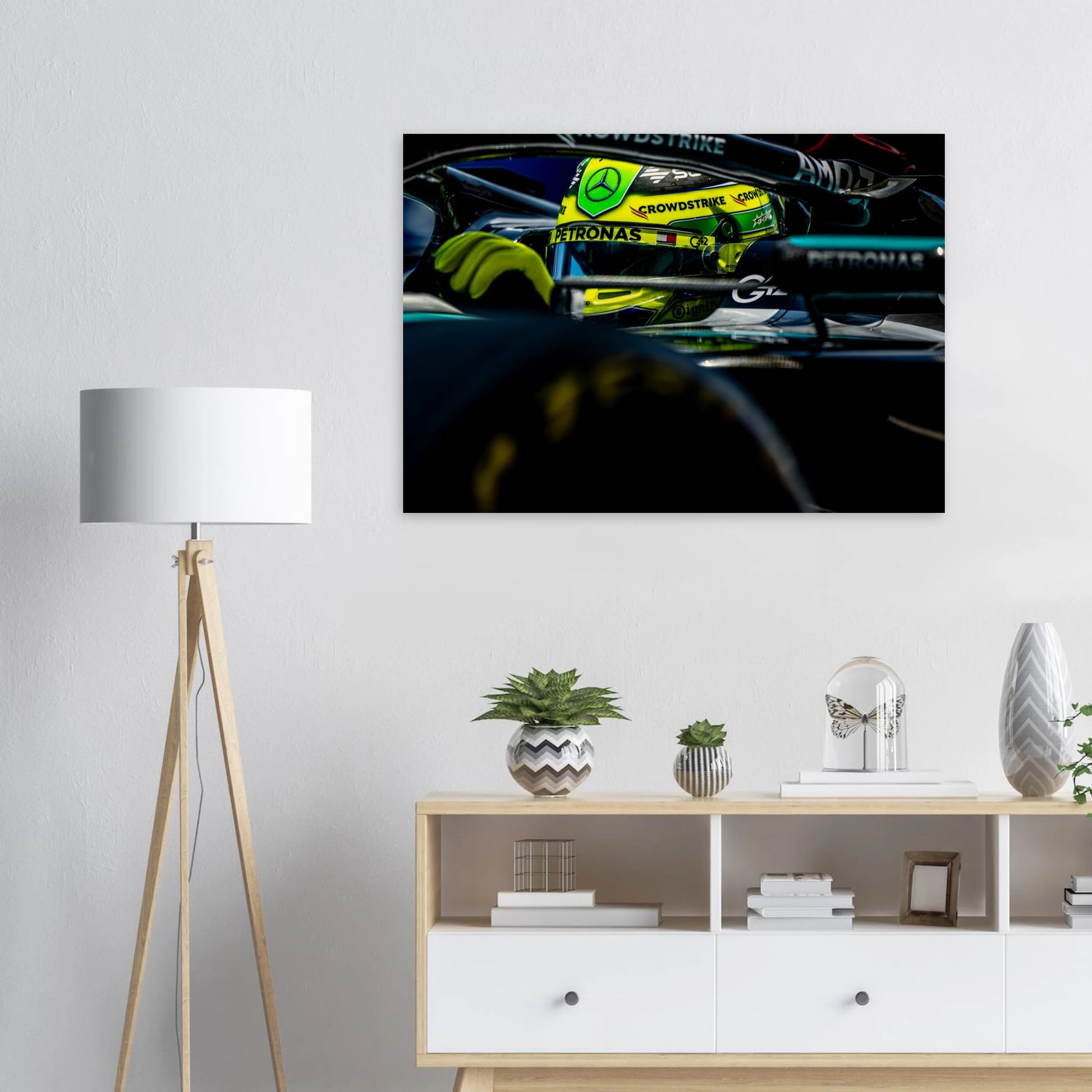 Lewis Hamilton | Wood Print - Infineon Posters