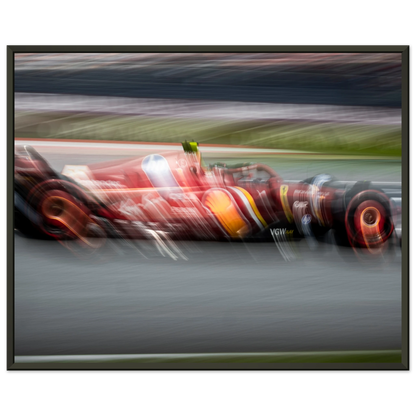 Carlos Sainz Ferrari | Glossy Poster | Metal Framed - Infineon Posters