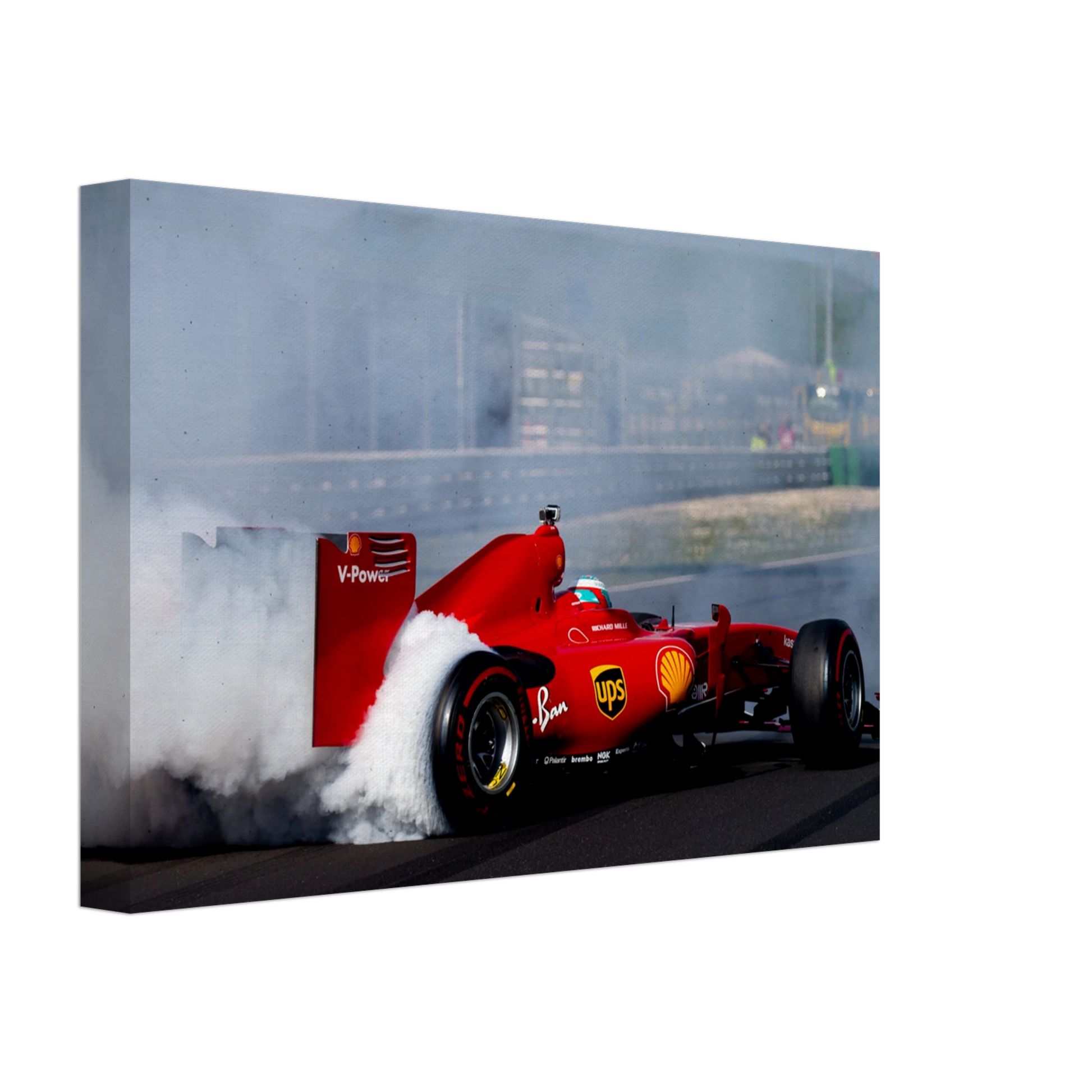 Ferrari F60 Burnout | Canva - Infineon Posters