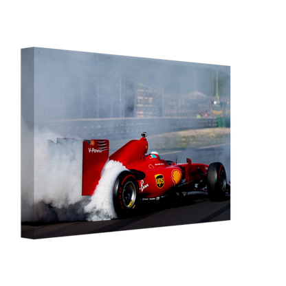 Ferrari F60 Burnout | Canva - Infineon Posters