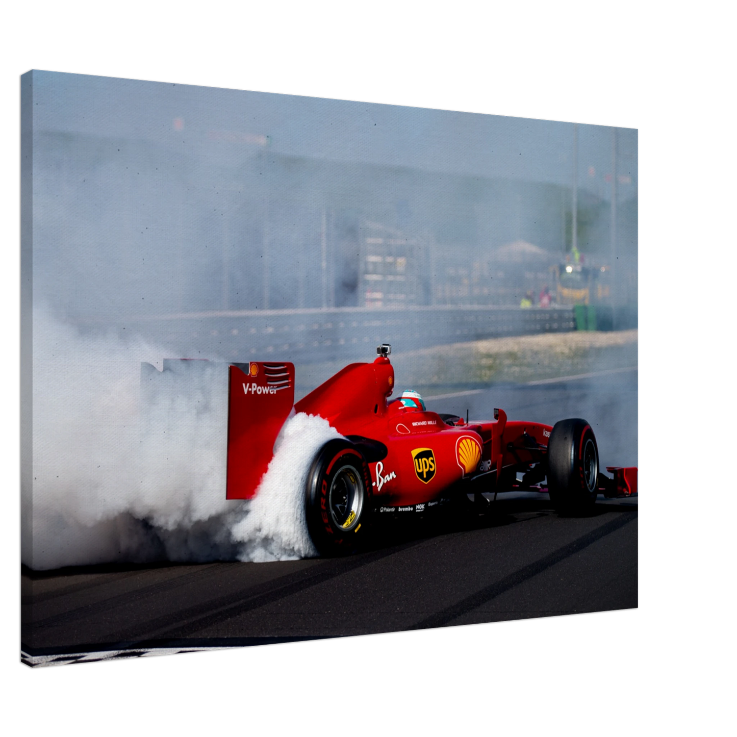 Ferrari F60 Burnout | Canva - Infineon Posters