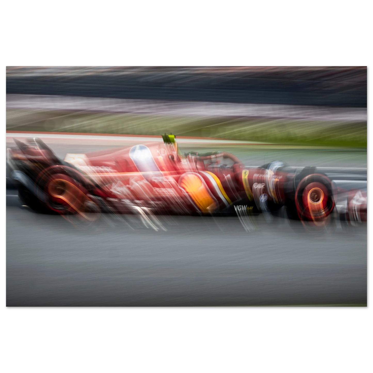 Carlos Sainz Ferrari | Glossy Poster - Infineon Posters