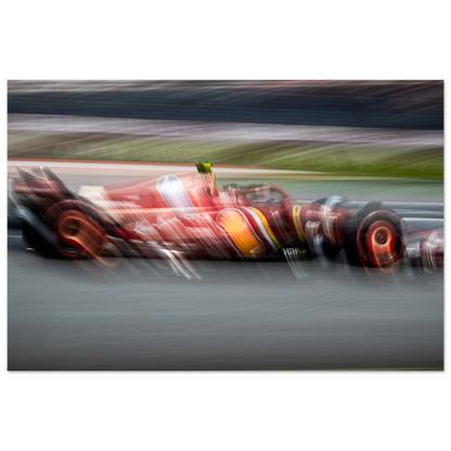 Carlos Sainz Ferrari | Glossy Poster - Infineon Posters