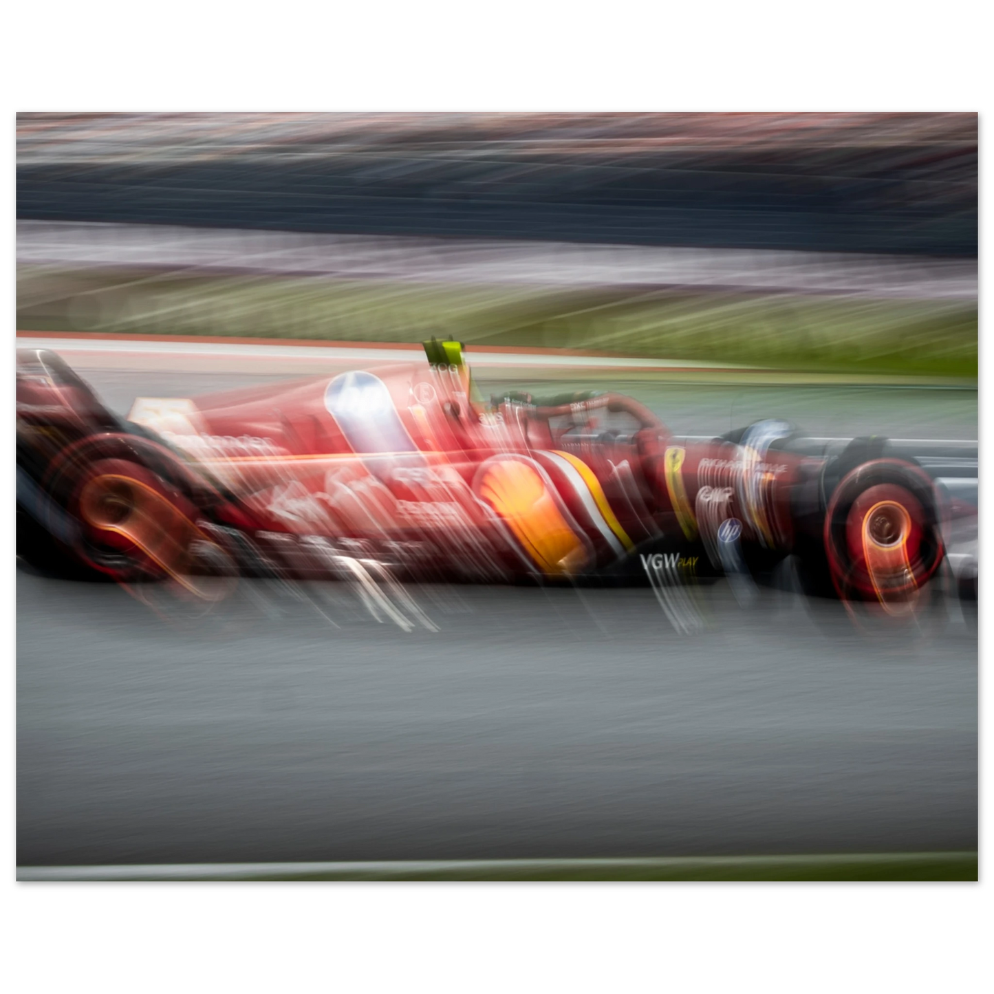 Carlos Sainz Ferrari | Glossy Poster - Infineon Posters