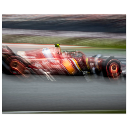 Carlos Sainz Ferrari | Glossy Poster - Infineon Posters