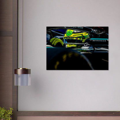 Lewis Hamilton | Wood Print - Infineon Posters