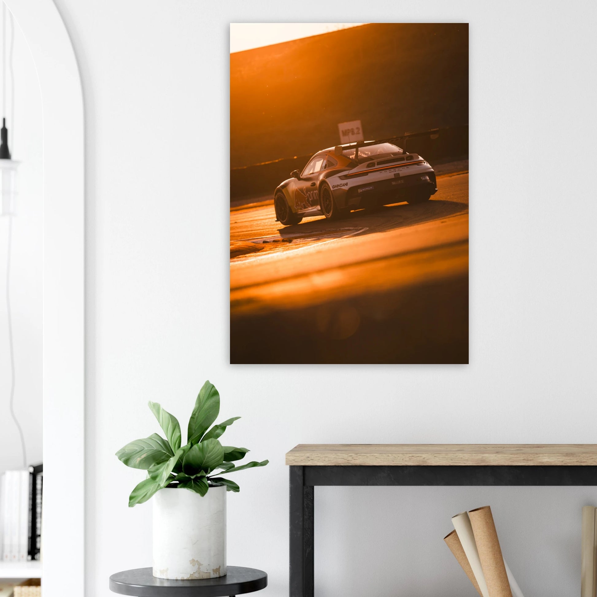 Porsche 992 GT3 Cup Sunset | Glossy Poster - Infineon Posters