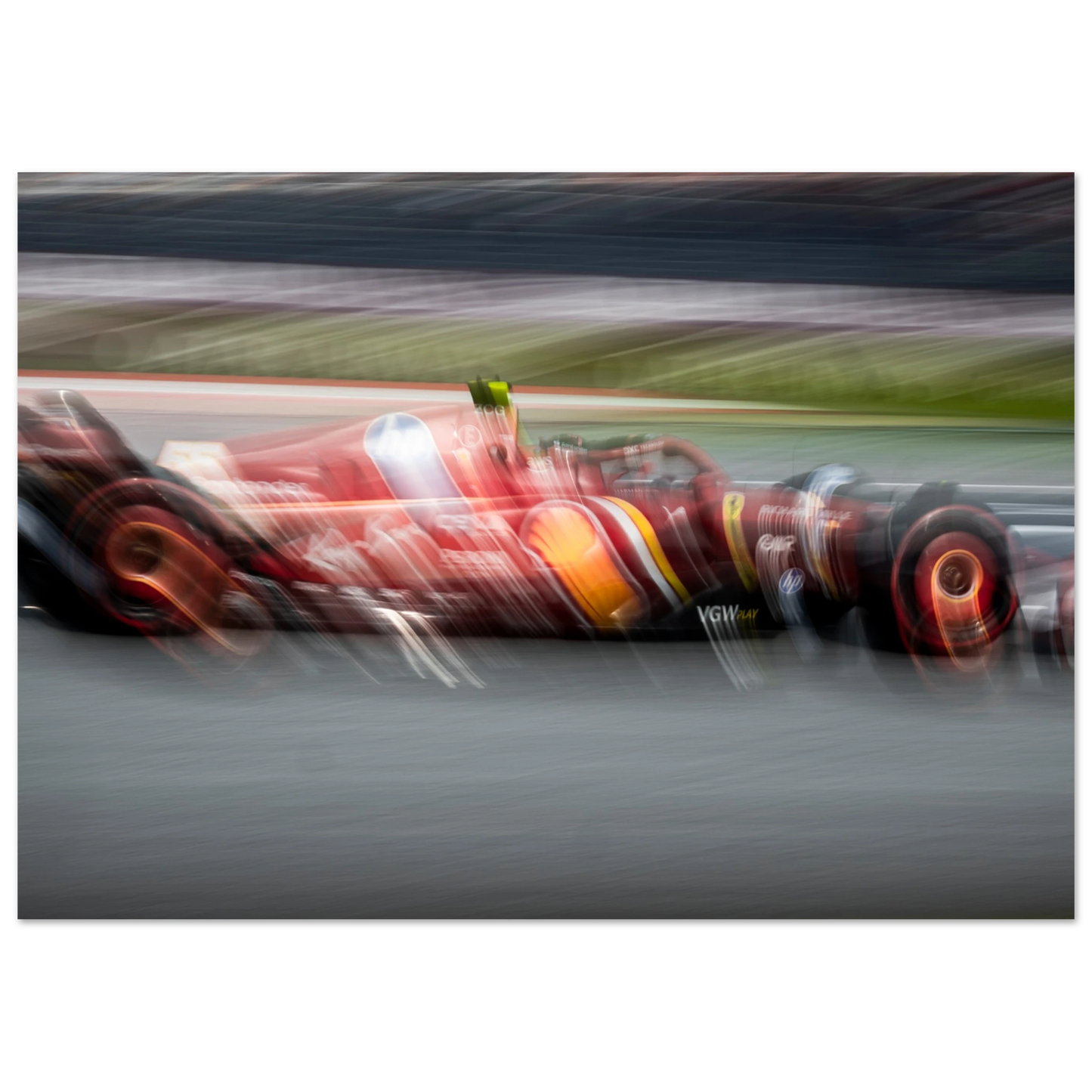 Carlos Sainz Ferrari | Glossy Poster - Infineon Posters