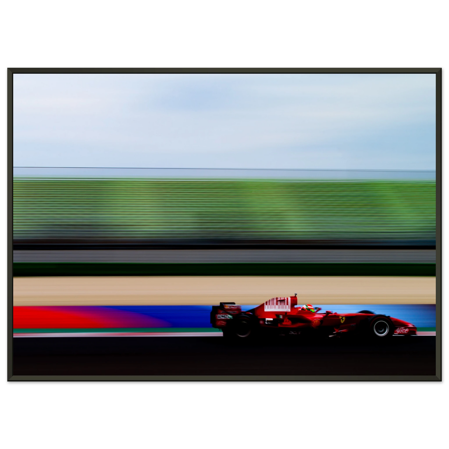 Ferrari 2008 | Glossy Poster | Metal Framed - Infineon Posters