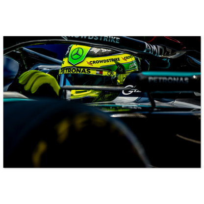 Lewis Hamilton | Wood Print - Infineon Posters