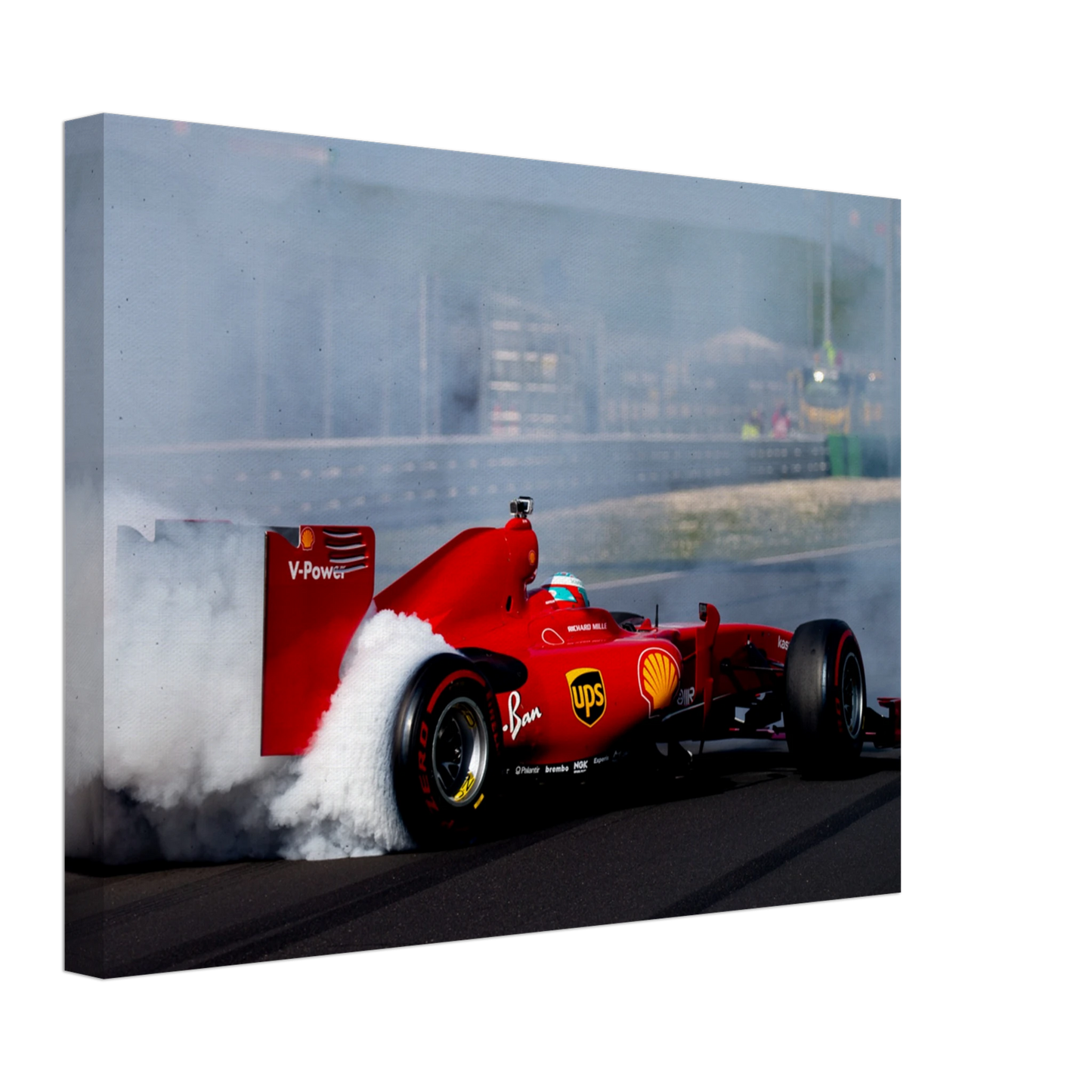 Ferrari F60 Burnout | Canva - Infineon Posters