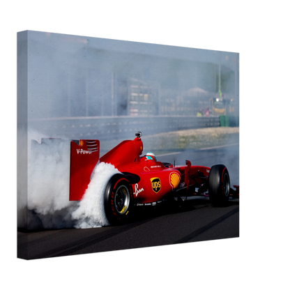 Ferrari F60 Burnout | Canva - Infineon Posters