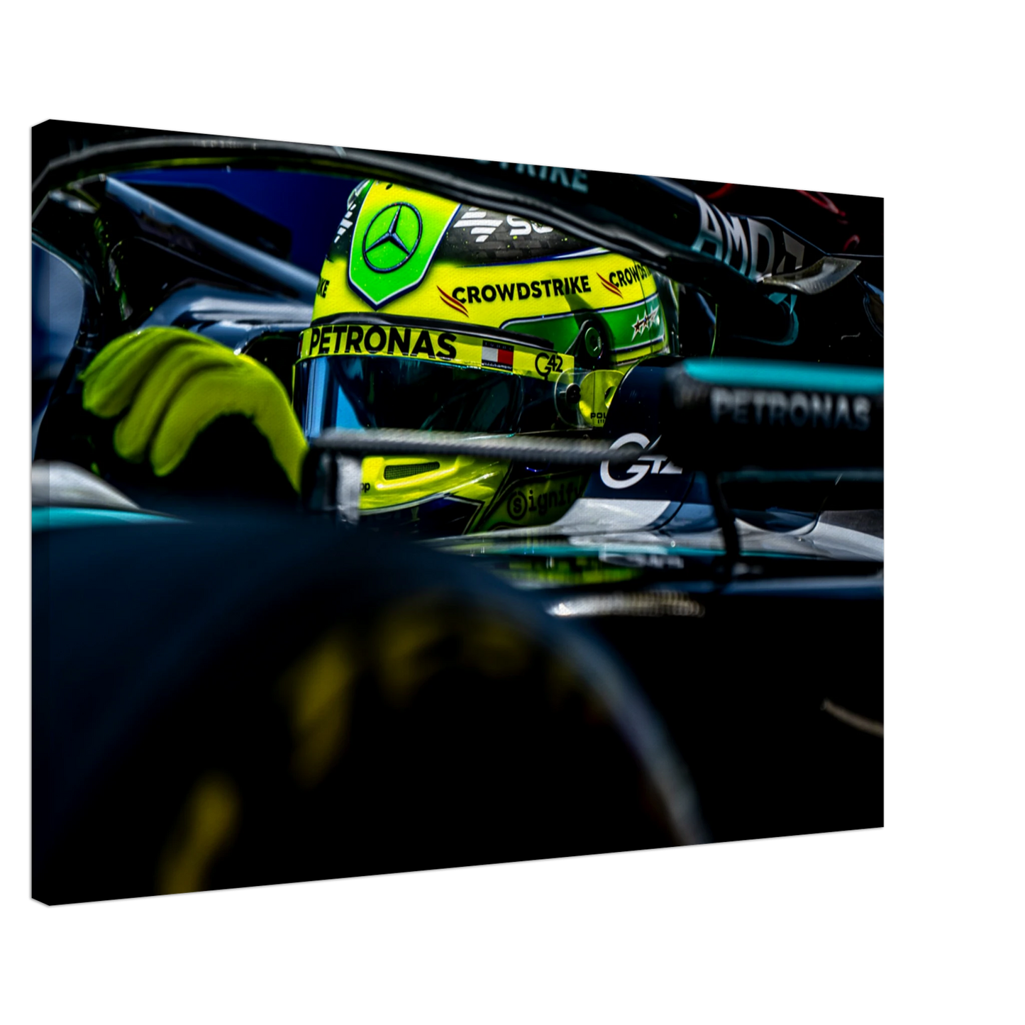 Lewis Hamilton | Canva - Infineon Posters