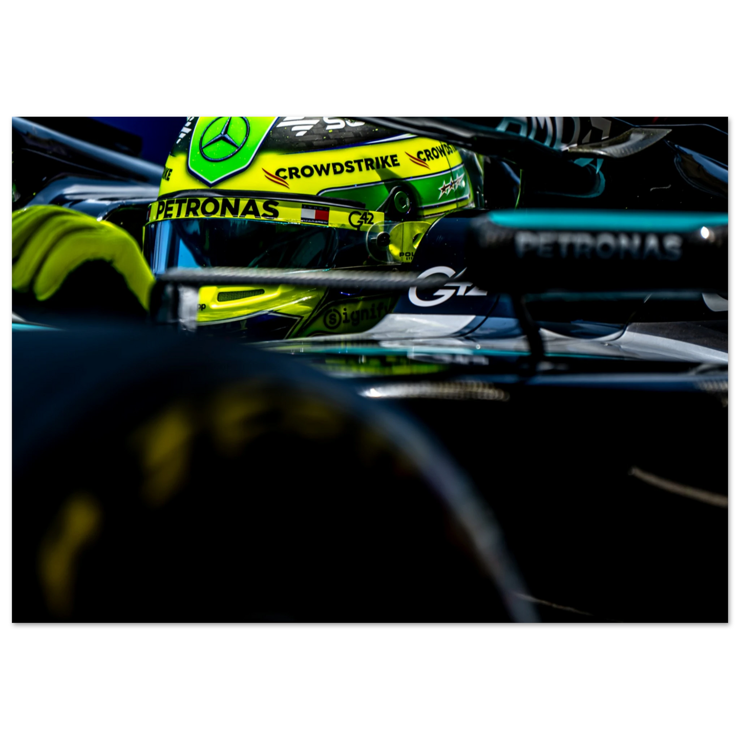 Lewis Hamilton | Glossy Poster - Infineon Posters