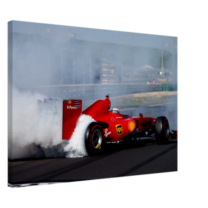 Ferrari F60 Burnout | Canva - Infineon Posters