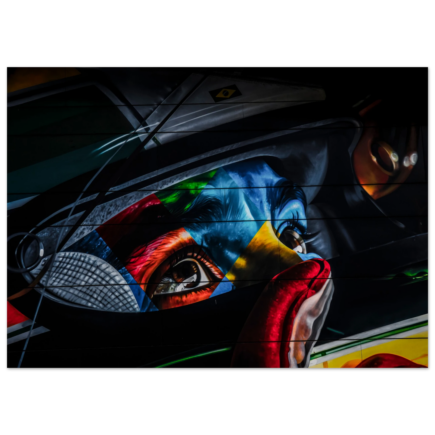 Ayrton Senna Illustration | Glossy Poster - Infineon Posters