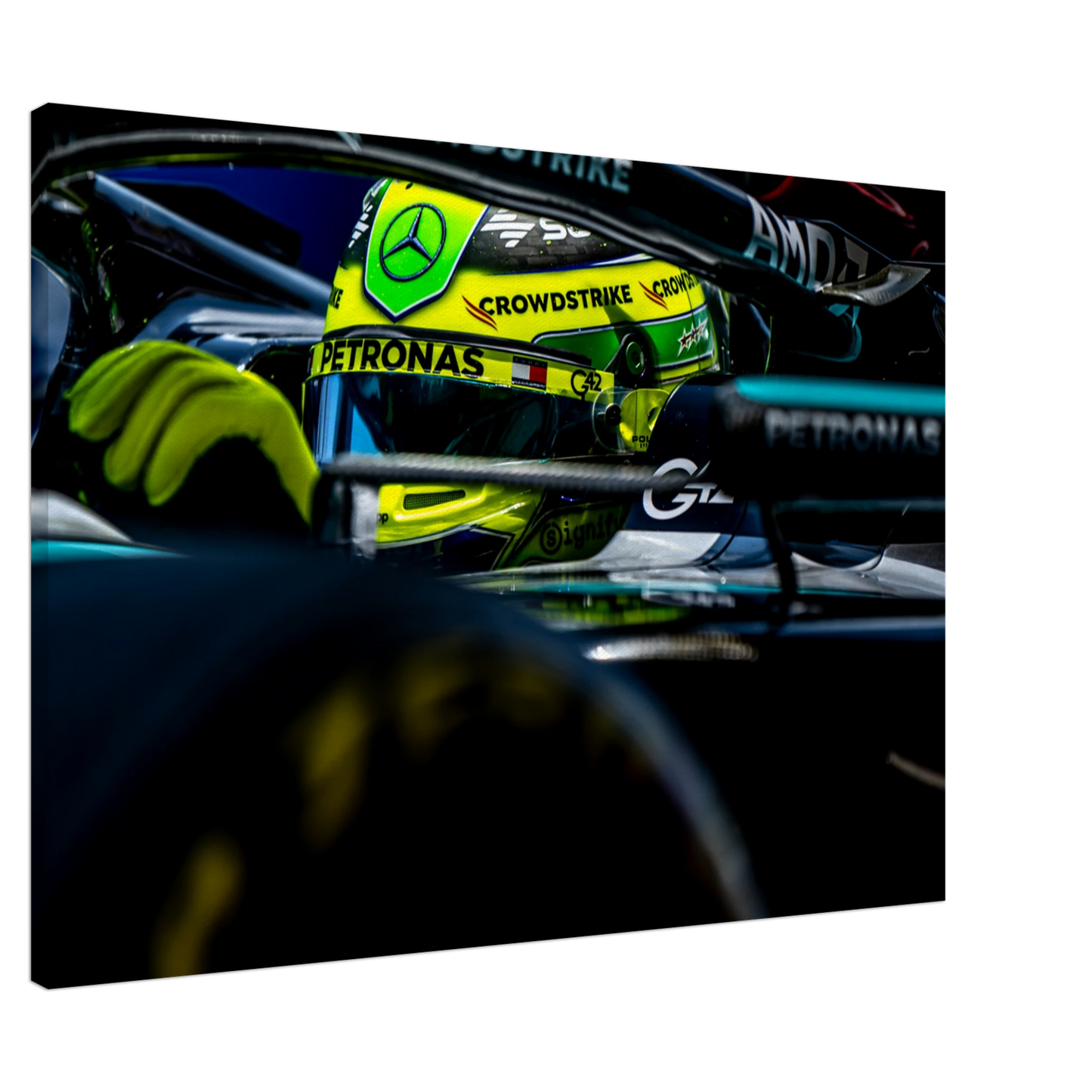 Lewis Hamilton | Canva - Infineon Posters