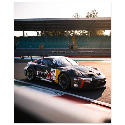 Porsche 992 GT3 Cup Kalle Rovanperä | Glossy Poster - Infineon Posters