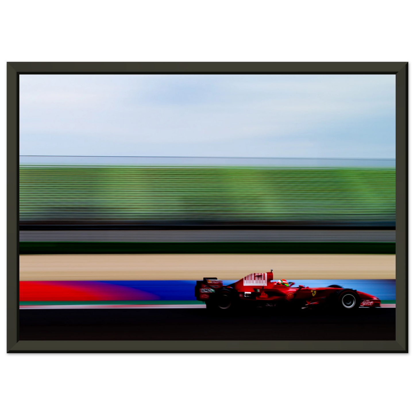 Ferrari 2008 | Glossy Poster | Metal Framed - Infineon Posters