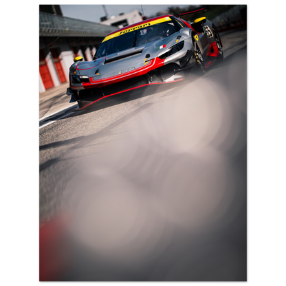 Ferrari 296 GT3/GTD | Glossy Poster - Infineon Posters