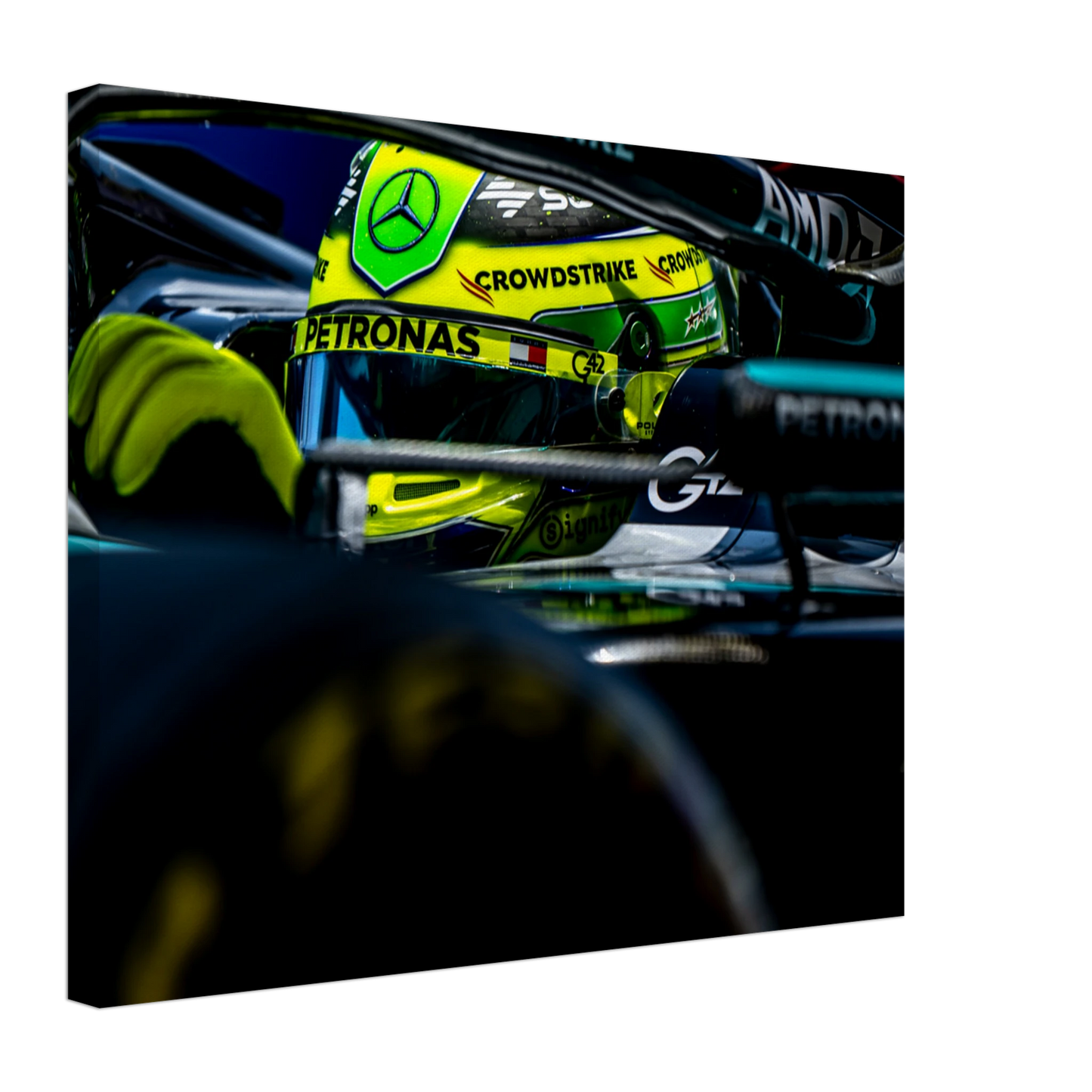 Lewis Hamilton | Canva - Infineon Posters