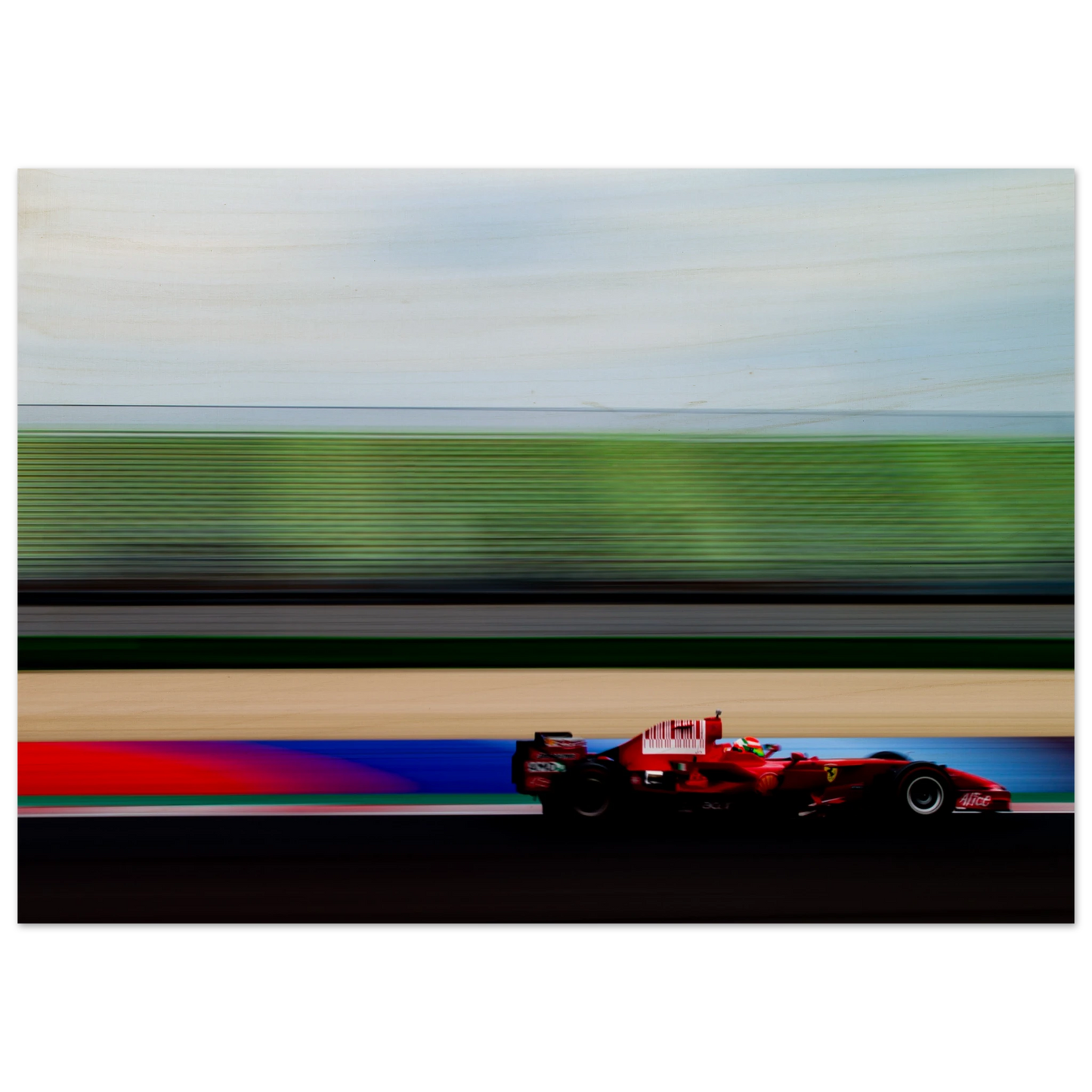 Ferrari 2008 | Wood Print - Infineon Posters