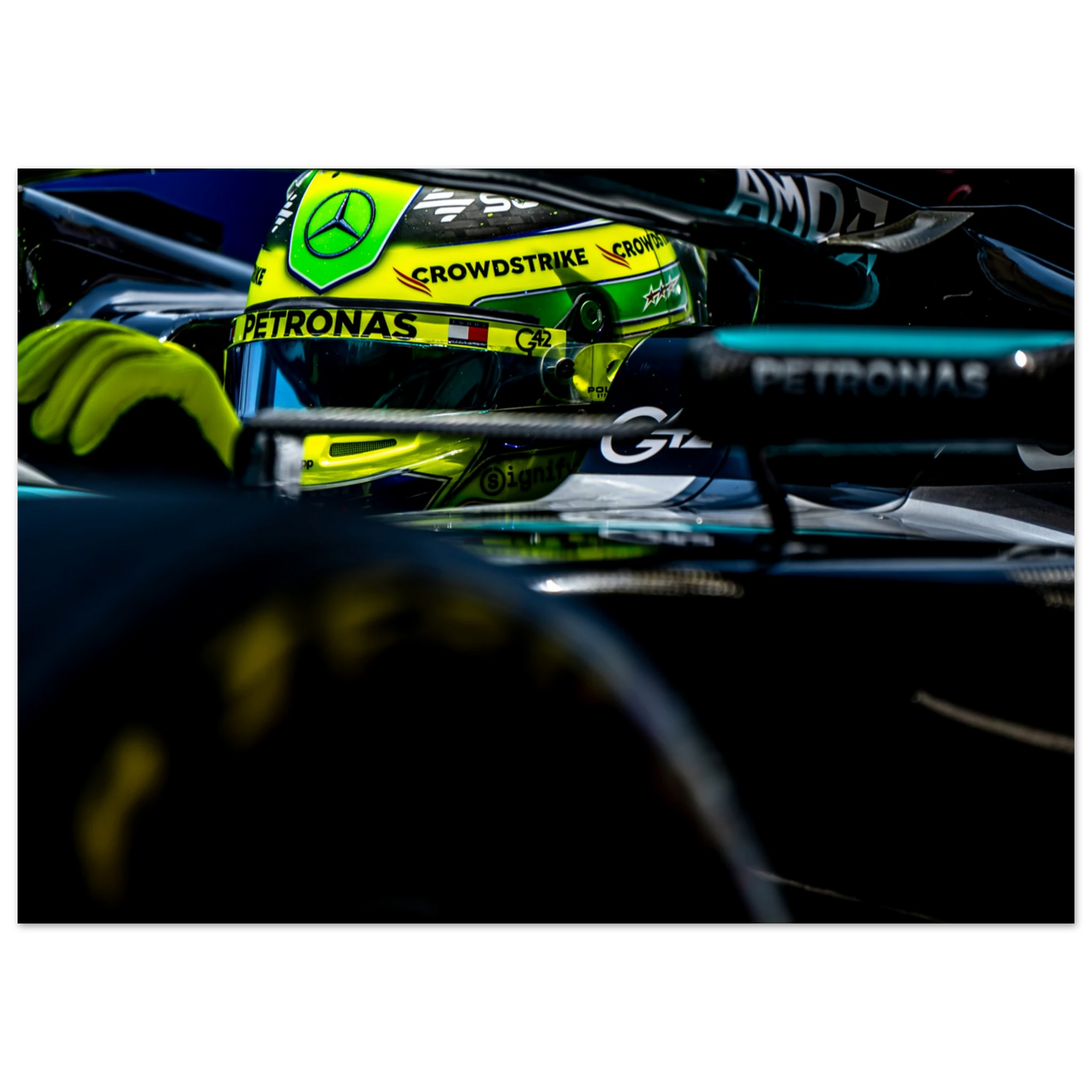 Lewis Hamilton | Glossy Poster - Infineon Posters