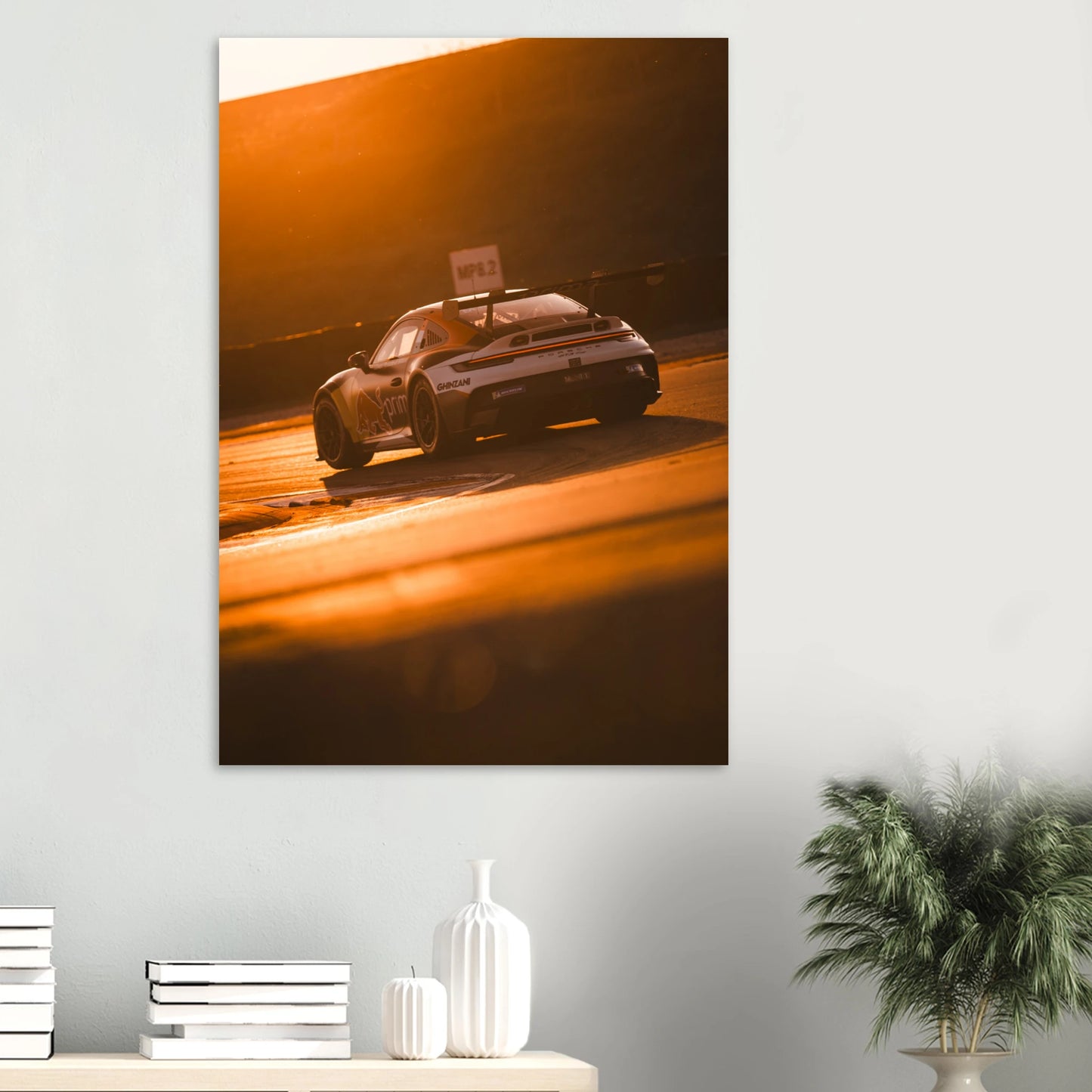 Porsche 992 GT3 Cup Sunset | Glossy Poster - Infineon Posters