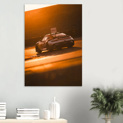 Porsche 992 GT3 Cup Sunset | Glossy Poster - Infineon Posters