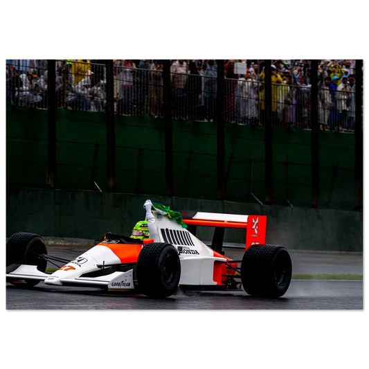 Lewis Hamilton MP4/4 | Glossy Poster - Infineon Posters