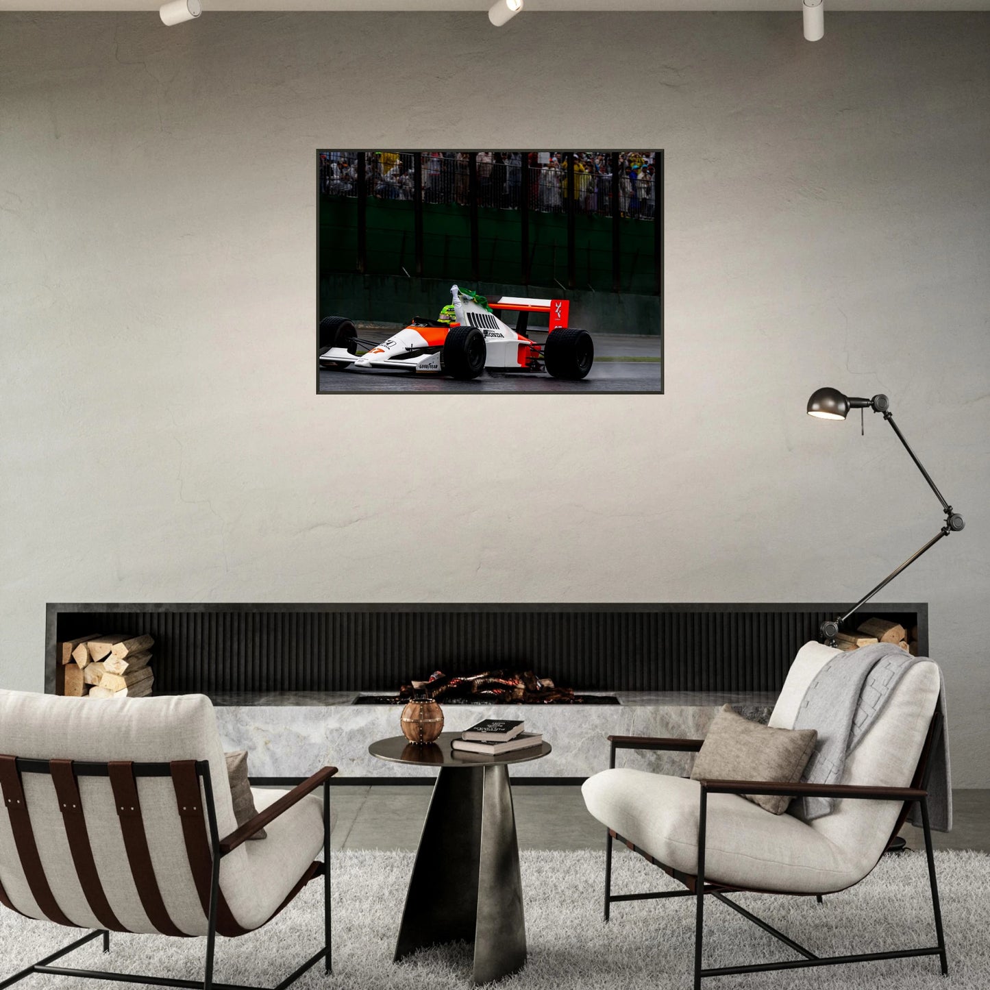 Lewis Hamilton MP4/4 | Glossy | Metal Framed - Infineon Posters