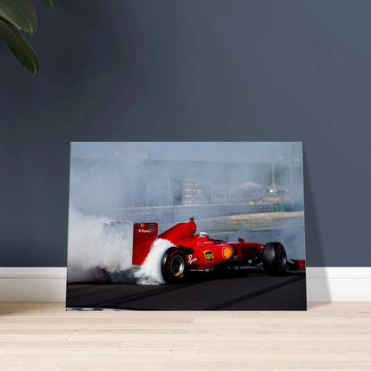 Ferrari F60 Burnout | Canva - Infineon Posters