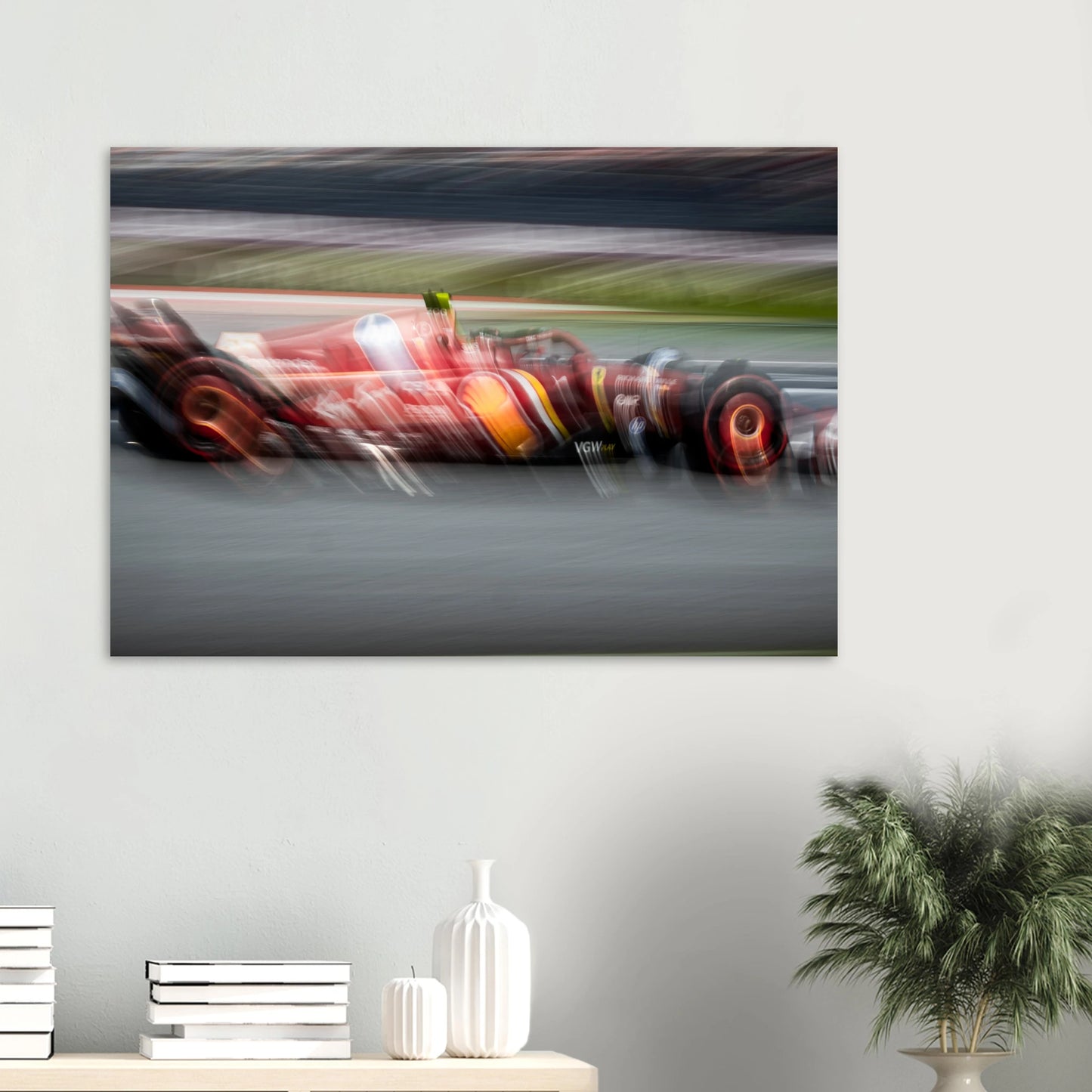 Carlos Sainz Ferrari | Glossy Poster - Infineon Posters