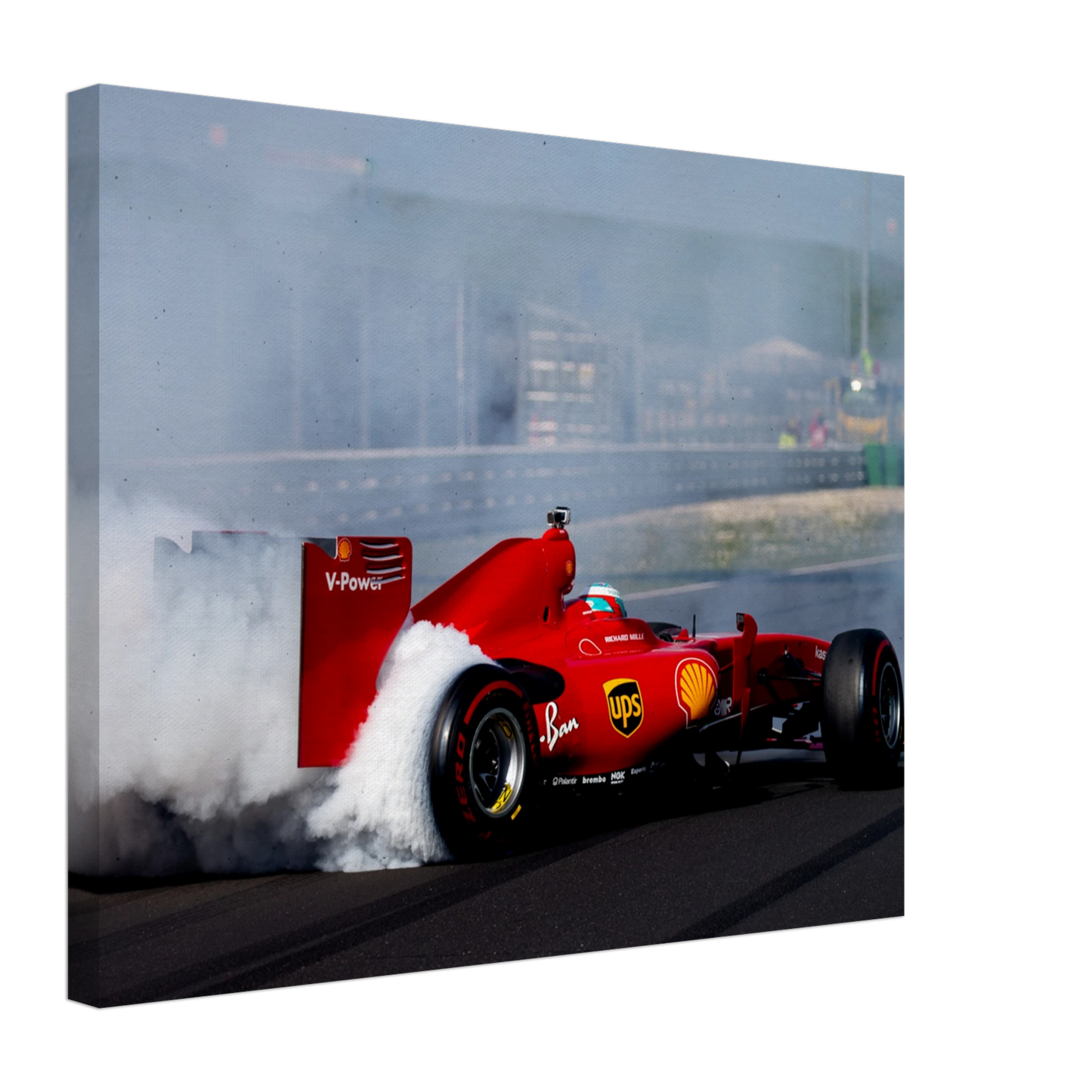 Ferrari F60 Burnout | Canva - Infineon Posters