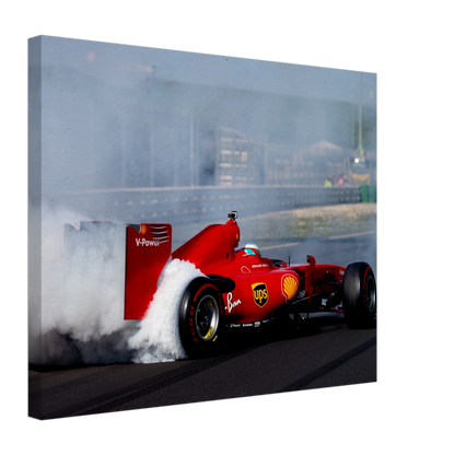 Ferrari F60 Burnout | Canva - Infineon Posters