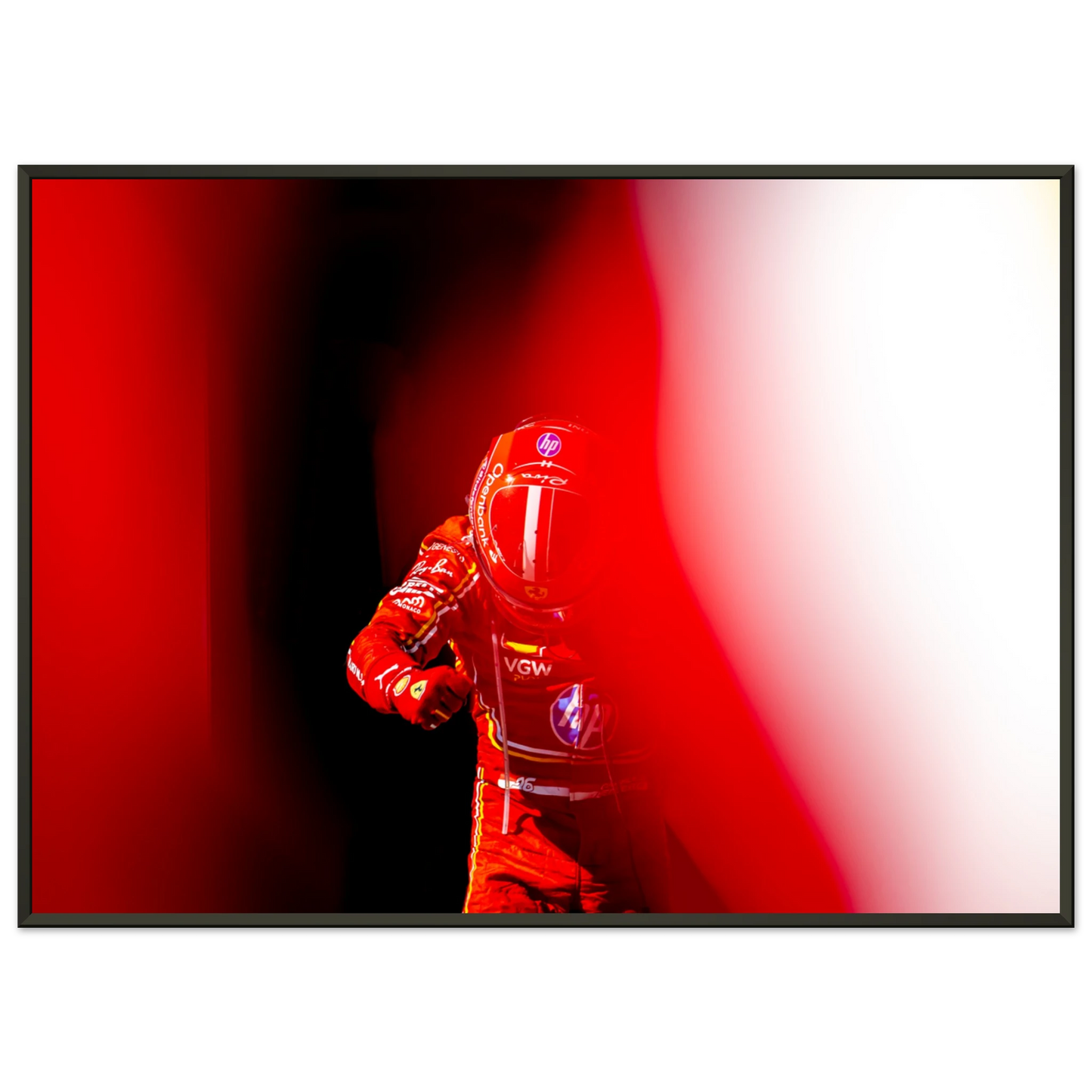 Charles Leclerc | Glossy Poster | Metal Framed - Infineon Posters