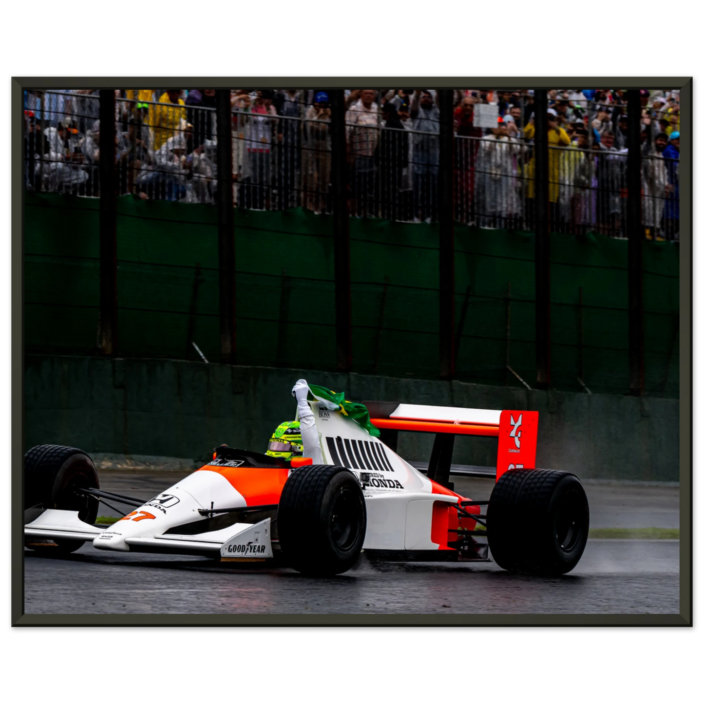 Lewis Hamilton MP4/4 | Glossy | Metal Framed - Infineon Posters