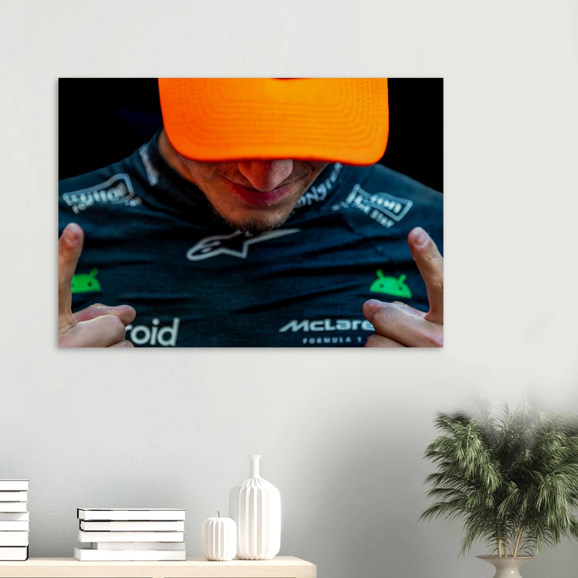 Lando Norris | Wood Print - Infineon Posters