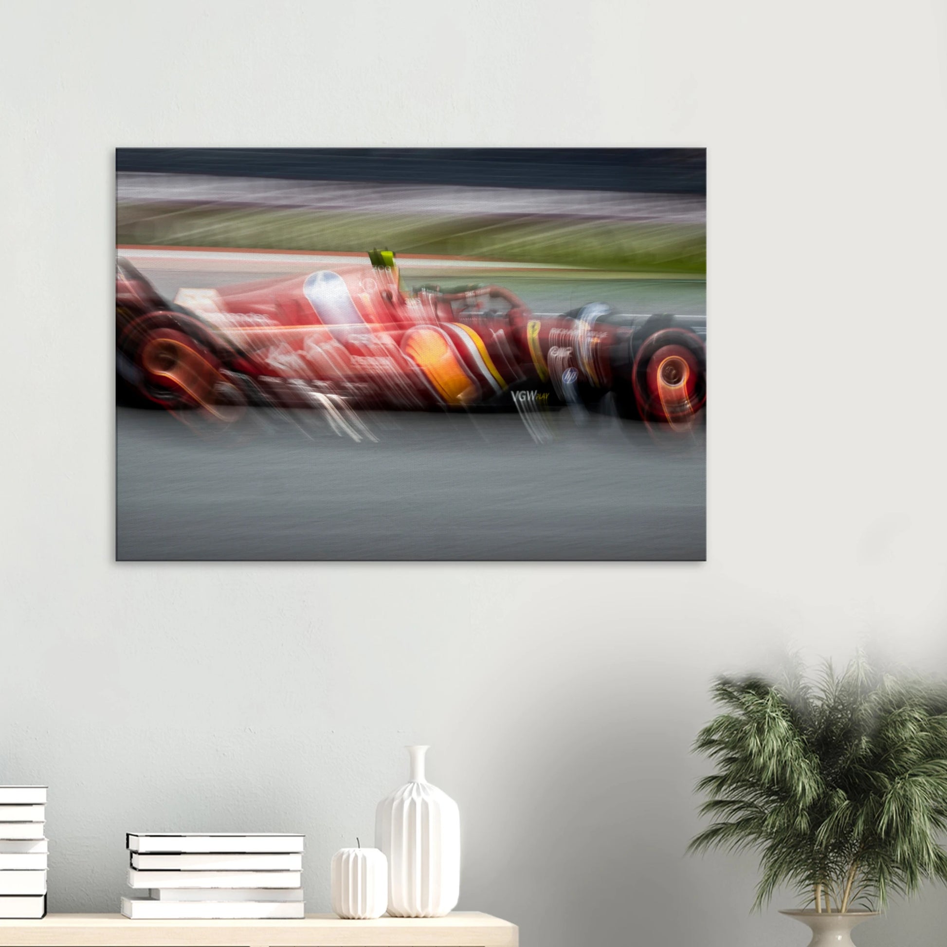 Carlos Sainz Ferrari | Canva - Infineon Posters