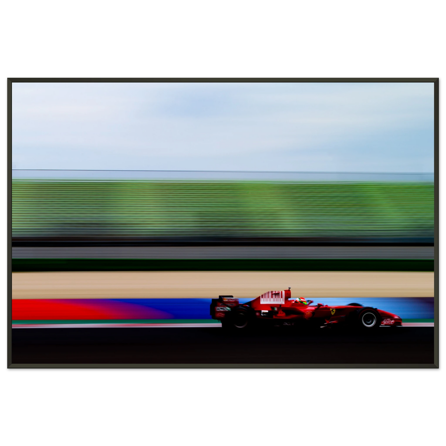 Ferrari 2008 | Glossy Poster | Metal Framed - Infineon Posters