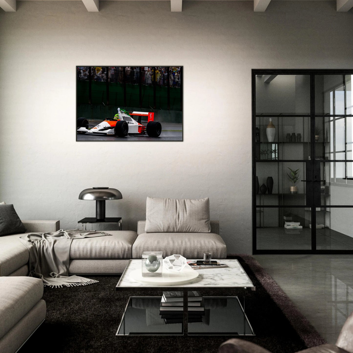 Lewis Hamilton MP4/4 | Glossy | Metal Framed - Infineon Posters